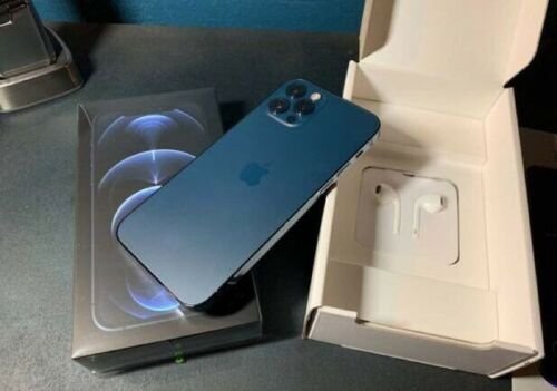 Apple iPhone 12 Pro - Garantie 1 an - Excellent etat - 256 Go - Bleu Pacifique